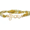 Online Padam Padam Bracelet cordon liberty Prénom goldfilled jaune (personnalisable)