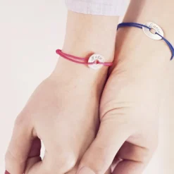 Bracelet cordon maman Petite Chérie (argent 925°)|Petits trésors Hot