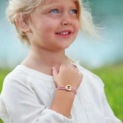 Bracelet cordon Mini Jeton (plaqué or jaune)|Petits trésors New