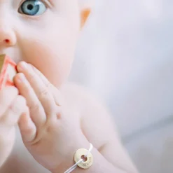 Bracelet cordon Mini Jeton (plaqué or jaune)|Petits trésors New