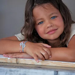 Bracelet cordon Mini jeton étoile (argent 925°)|Petits trésors Outlet