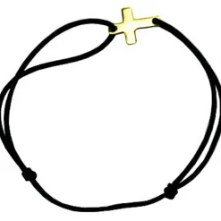 Outlet Padam Padam Bracelet cordon Mon petit Notre Dame goldfilled jaune (personnalisable)