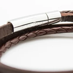 Bracelet double tour Le Mix marron (acier)|Petits trésors