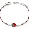 Bracelet Fraise 14,5 cm (argent)|Baby bijoux New