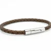 Bracelet L'Epicurien marron (acier)|Petits trésors Discount
