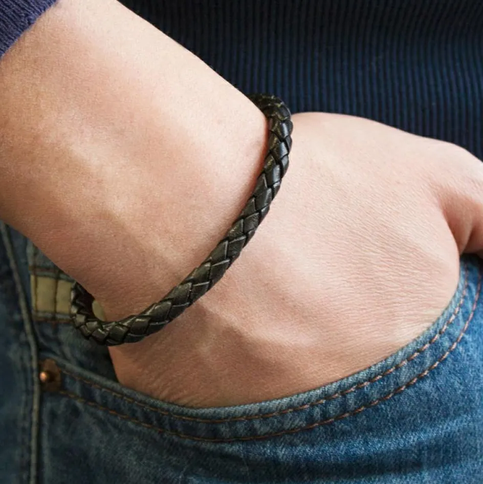 Sale Petits trésors Bracelet L'Epicurien noir (acier)