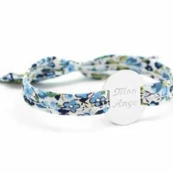 Bracelet Liberty ruban maman family personnalisable (argent 925°)|Petits trésors Discount
