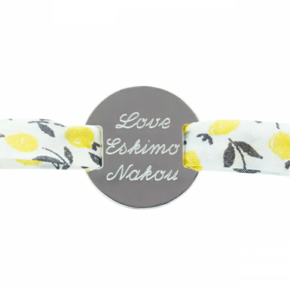 Bracelet Liberty ruban maman family personnalisable (argent 925°)|Petits trésors Discount