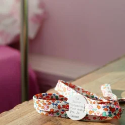 Bracelet Liberty ruban maman family personnalisable (argent 925°)|Petits trésors Discount