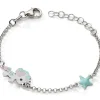 Bracelet Licorne étoile (argent)|Baby bijoux Sale