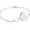 Bracelet Lovely nacre étoile (argent 925°)|Petits trésors Best