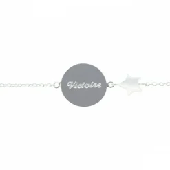 Bracelet Lovely nacre étoile (argent 925°)|Petits trésors Best