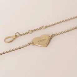 Bracelet médaille Simone (plaqué or jaune)|Mon Petit Poids New