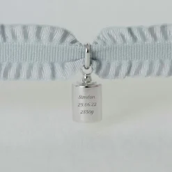 Bracelet en argent rhodié (personnalisable)|Mon Petit Poids Outlet