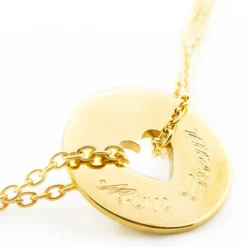 Bracelet Poème coeur (plaqué or jaune)|Petits trésors Outlet