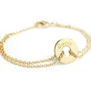 Bracelet Poème (plaqué or jaune)|Petits trésors Hot