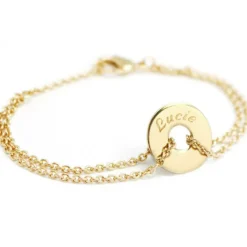 Bracelet Poème (plaqué or jaune)|Petits trésors Hot