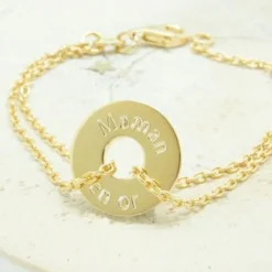 Bracelet Poème (plaqué or jaune)|Petits trésors Hot