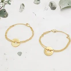 Bracelet Poème (plaqué or jaune)|Petits trésors Hot
