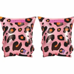 Discount Swim Essentials Brassards de natation Léopard rose et doré (2-6 ans)