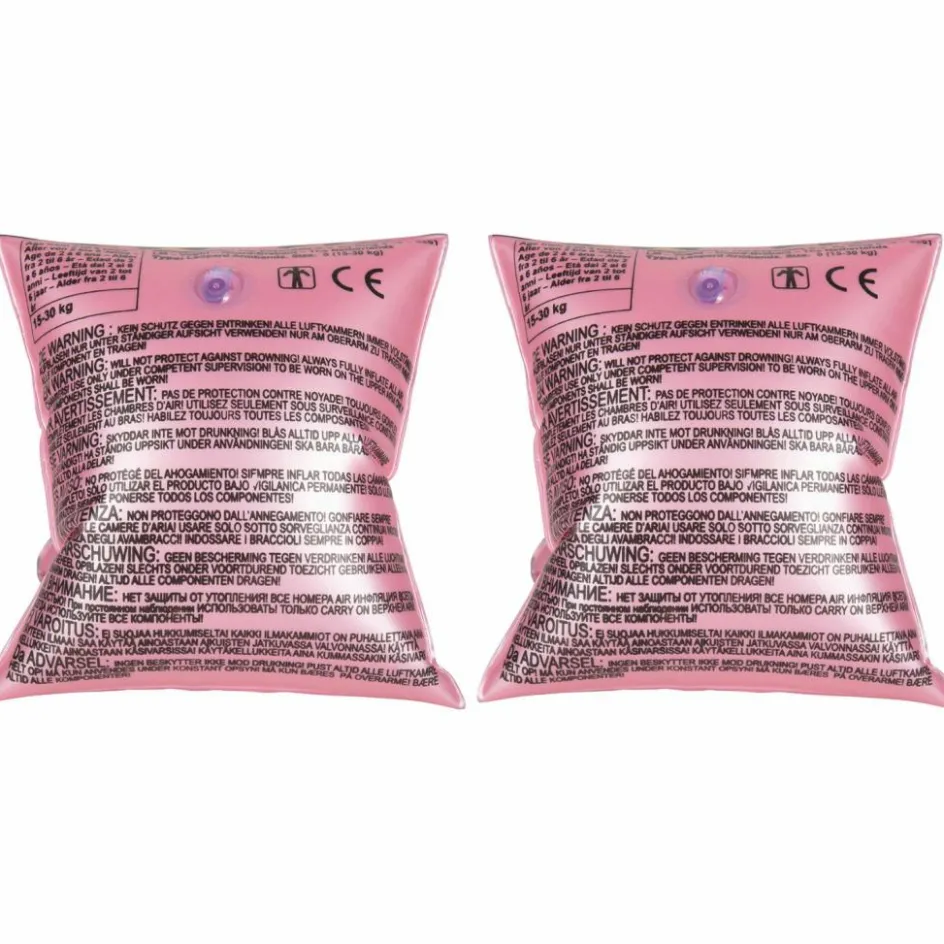 Discount Swim Essentials Brassards de natation Léopard rose et doré (2-6 ans)