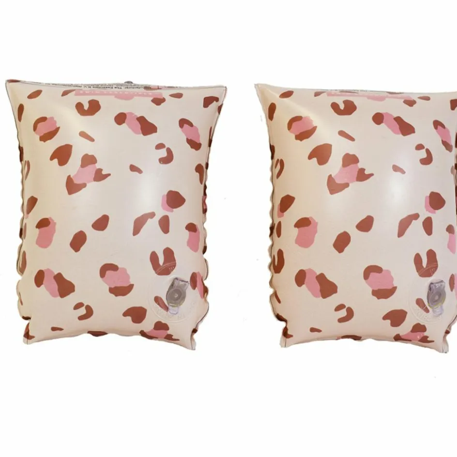 Brassards de natation Léopard vieux rose (0-2 ans)|Swim Essentials Hot