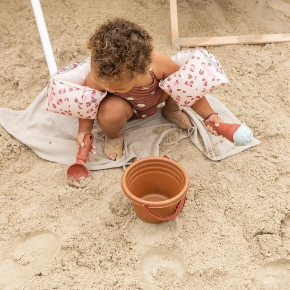 Brassards de natation Léopard vieux rose (0-2 ans)|Swim Essentials Hot