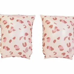 Hot Swim Essentials Brassards de natation Léopard vieux rose (2-6 ans)