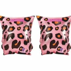 Brassards de natation Léopard rose et doré (0-2 ans)|Swim Essentials
