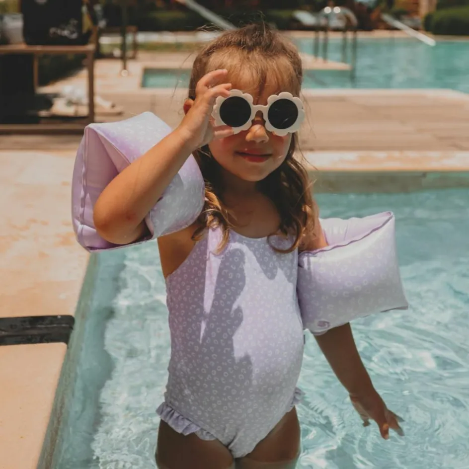 Clearance Swim Essentials Brassards de natation Léopard lila (0-2 ans)