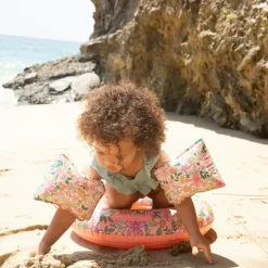 Sale Swim Essentials Brassards de natation pink blossom (2-6 ans)