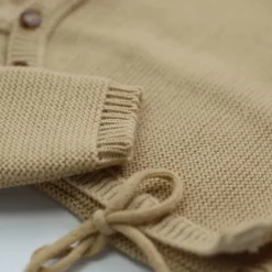 Brassière en maille Caramel (0-1 mois)|Trois Kilos Sept Best