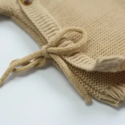 Brassière en maille Caramel (0-1 mois)|Trois Kilos Sept Best