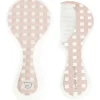 Outlet Pasito a pasito Brosse et peigne carrés Vichy rose