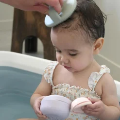 Outlet Béaba Brosse pour croûtes de lait en silicone Vert de gris