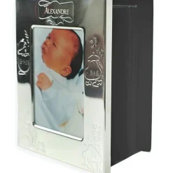 Cadre album de naissance métal argenté (personnalisable)|ANVIE Clearance