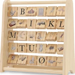 Cadre de cubes en bois abécédaire|Konges Slojd Online