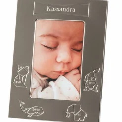 Discount ANVIE Cadre de naissance métal argenté Kassandra (personnalisable)