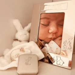 Discount ANVIE Cadre de naissance métal argenté Kassandra (personnalisable)