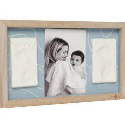 Sale Petit Artichaut Cadre photo 2 empreintes Blue Abstrait