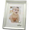 New Daniel Crégut Cadre photo biseauté Ours (métal argenté)