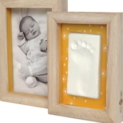 Cadre photo empreintes Duo Daisy Ochre|Petit Artichaut