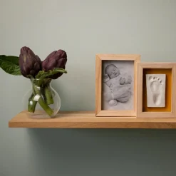 Cadre photo empreintes Duo Daisy Ochre|Petit Artichaut