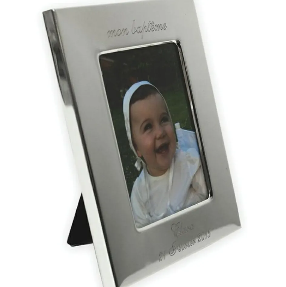 ANVIE Cadre photo Mon Baptême (personnalisable)