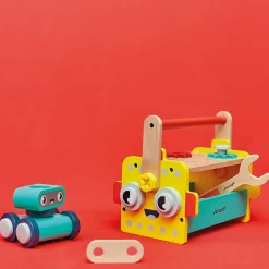 Janod Caisse à outils Brico'kids en bois (25 pièces)