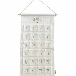 Best Atelier Wagram Calendrier de l'avent Gaze Ecru (personnalisable)