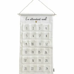 Best Atelier Wagram Calendrier de l'avent Gaze Ecru (personnalisable)