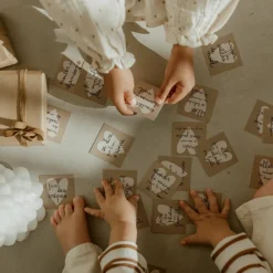 Best Atelier Wagram Calendrier de l'avent Gaze Ecru (personnalisable)