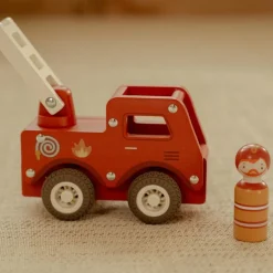 Best Little Dutch Camion de pompiers 1er âge en bois