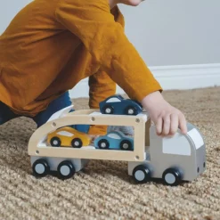 Camion remorque pour voitures en bois|Jabadabado